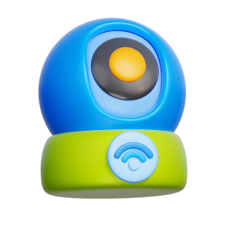 Cámara de seguridad inteligente  3D Icon