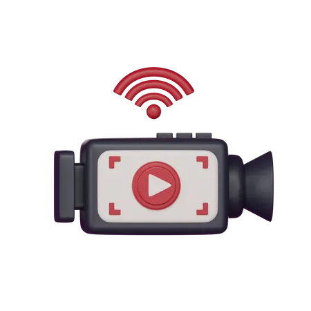 Camara de video  3D Icon