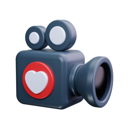 Camara de video  3D Icon