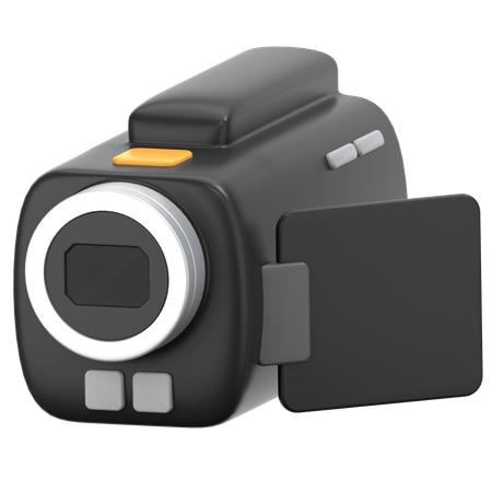 Camara de video  3D Icon