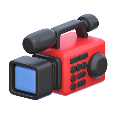 Camara de video  3D Icon