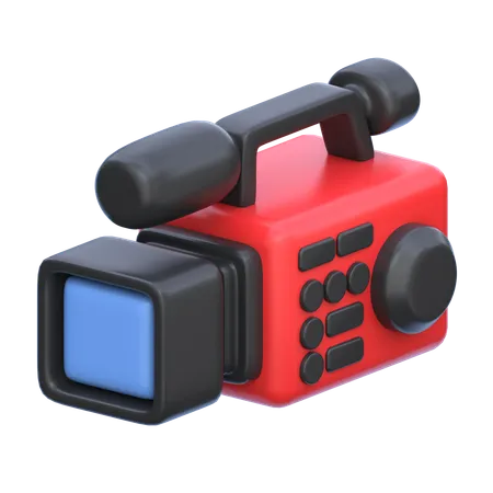 Camara de video  3D Icon