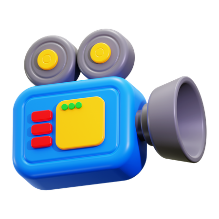 Camara de video  3D Icon