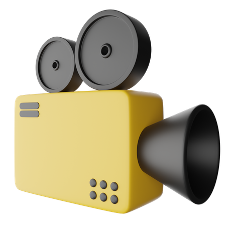 Camara de video  3D Icon