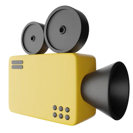 Camara de video  3D Icon