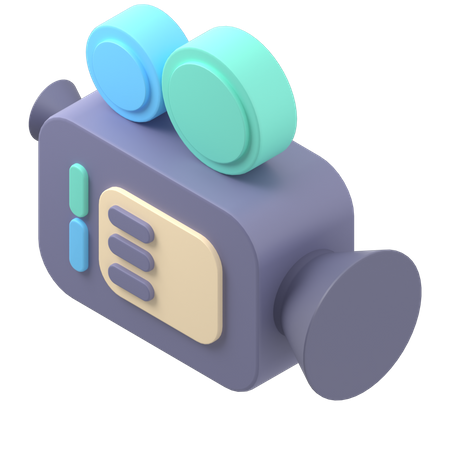 Camara de video  3D Illustration