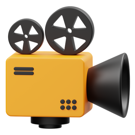 Camara de video  3D Icon