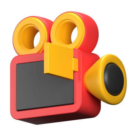 Camara de video  3D Icon