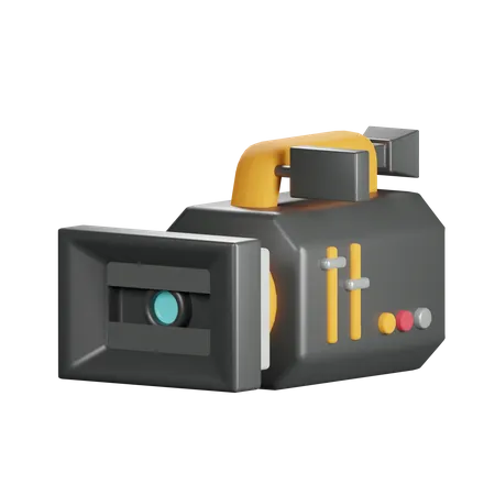 Camara de video  3D Icon