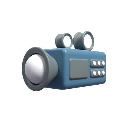 Camara de video  3D Icon