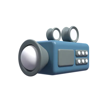 Camara de video  3D Icon