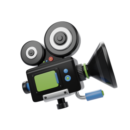 Camara de video  3D Icon