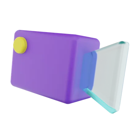 Camara de video  3D Icon