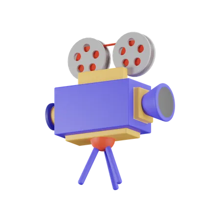 Camara de video  3D Icon