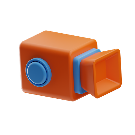 Camara de video  3D Icon