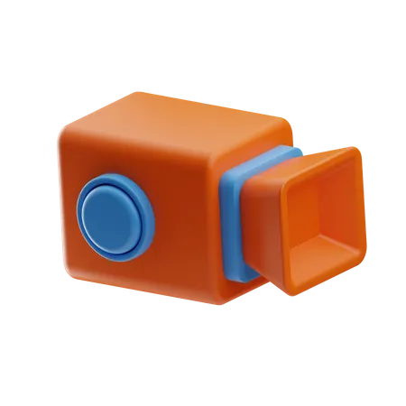 Camara de video  3D Icon