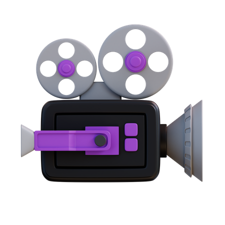 Camara de video  3D Icon