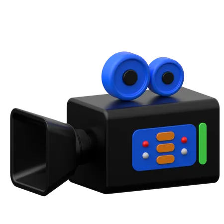 Camara de video  3D Icon