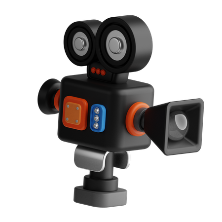 Camara de video  3D Icon