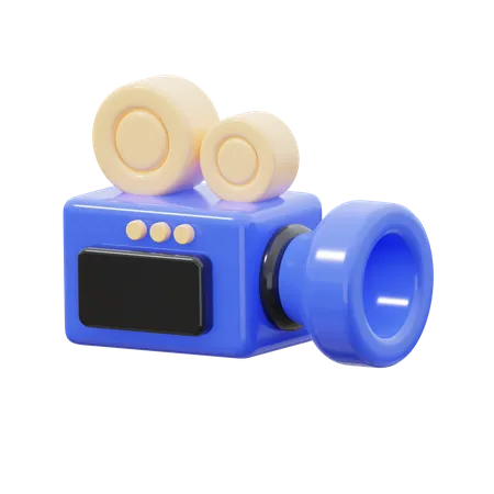 Camara de video  3D Icon