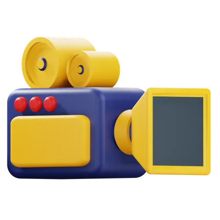 Camara de video  3D Icon