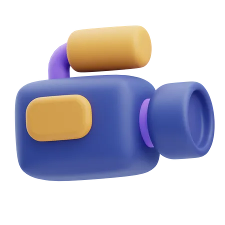 Camara de video  3D Icon