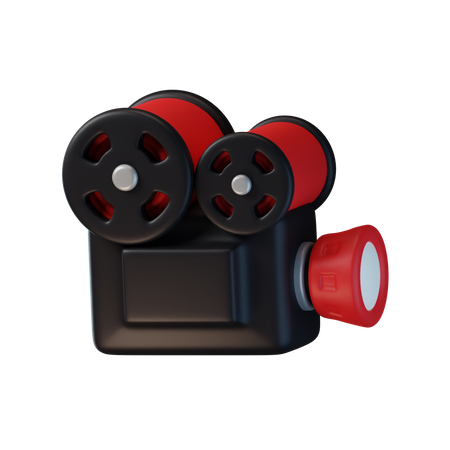 Camara de video  3D Icon