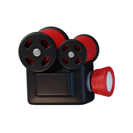 Camara de video  3D Icon