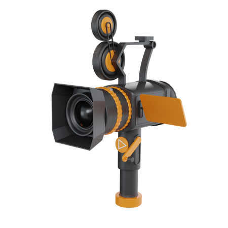 Camara de video  3D Icon