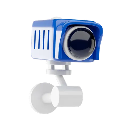 Cámara de CCTV  3D Icon