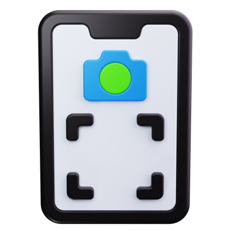 Cámara del teléfono  3D Icon