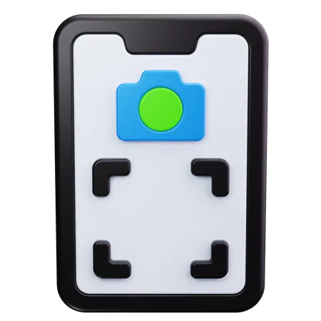 Cámara del teléfono  3D Icon