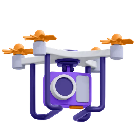 Cámara de drones  3D Icon