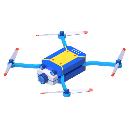 Cámara de drones  3D Icon