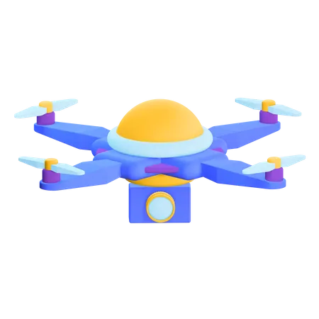 Cámara de drones  3D Illustration