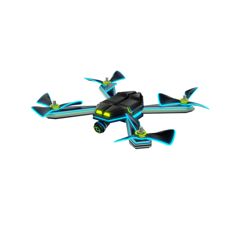 Cámara de drones  3D Illustration