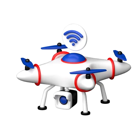 Cámara de drones  3D Icon