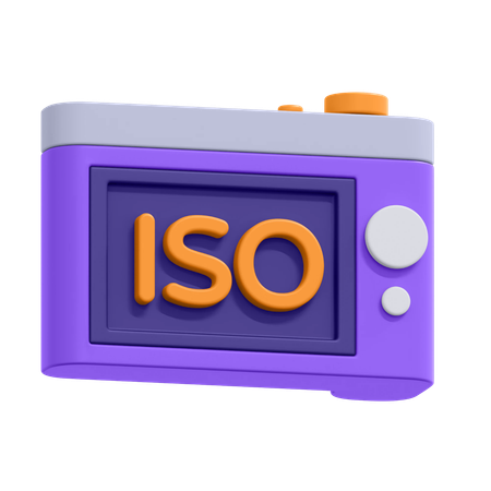 Camara iso  3D Icon