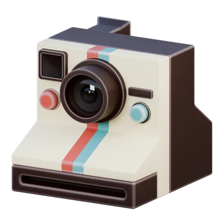 Cámara Polaroid  3D Icon
