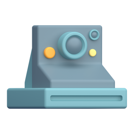 Cámara Polaroid  3D Icon