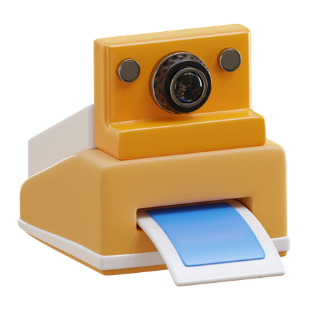 Cámara Polaroid  3D Icon