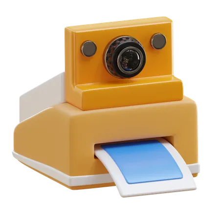 Cámara Polaroid  3D Icon