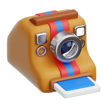 Cámara Polaroid  3D Icon