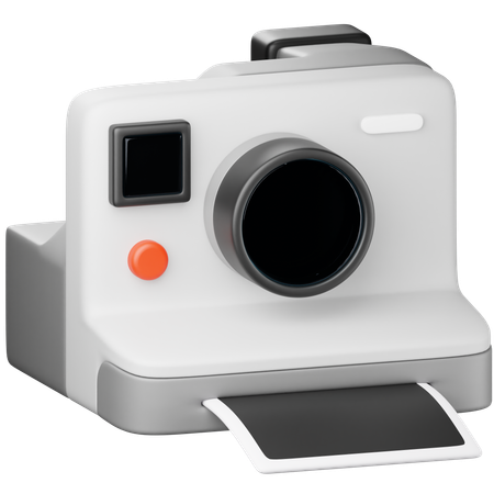 Cámara Polaroid  3D Icon