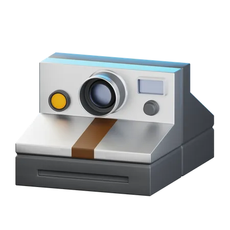 Cámara Polaroid  3D Icon