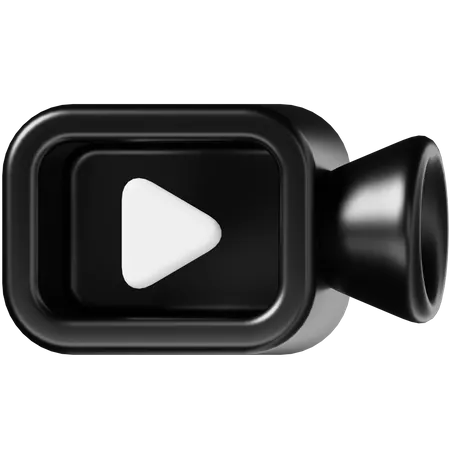 Cámara de vídeo  3D Icon