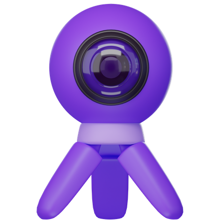 Camara virtual  3D Icon