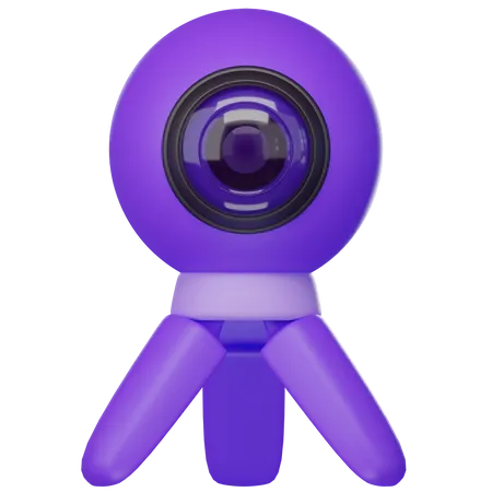 Camara virtual  3D Icon