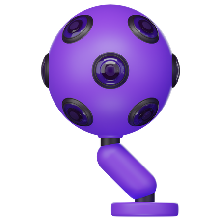 Camara virtual  3D Icon