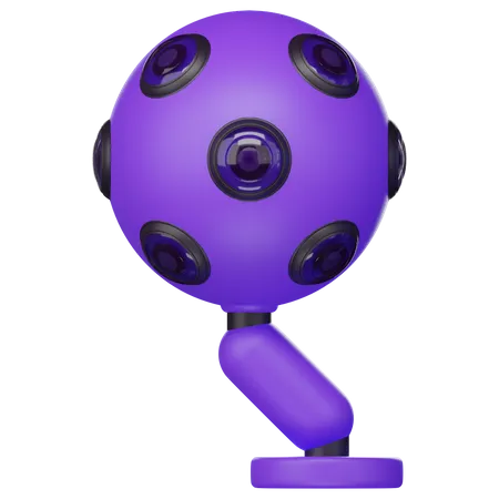 Camara virtual  3D Icon